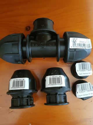 Piezas para montaje de termo eléctrico