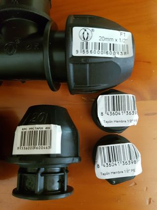 Piezas para montaje de termo eléctrico