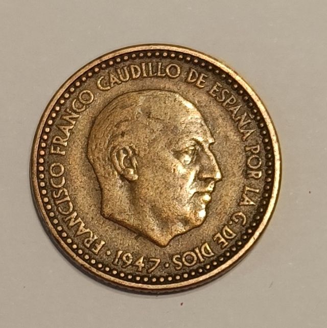 Moneda 1 peseta 1947 *53