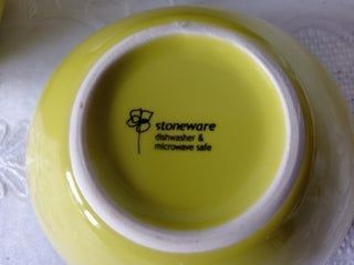 Bandeja y cuencos porcelana