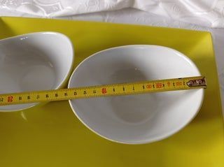 Bandeja y cuencos porcelana