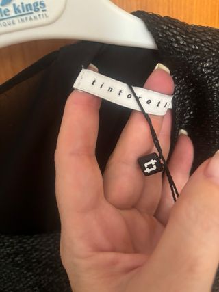 Vestido nergro fiesta talla 40