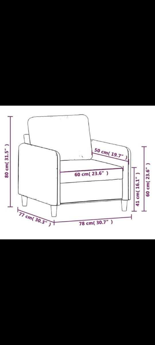 Sillón moderno negociable 