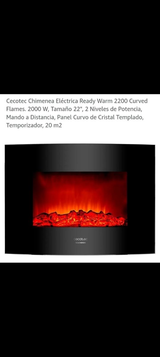 Estufa chimenea nueva