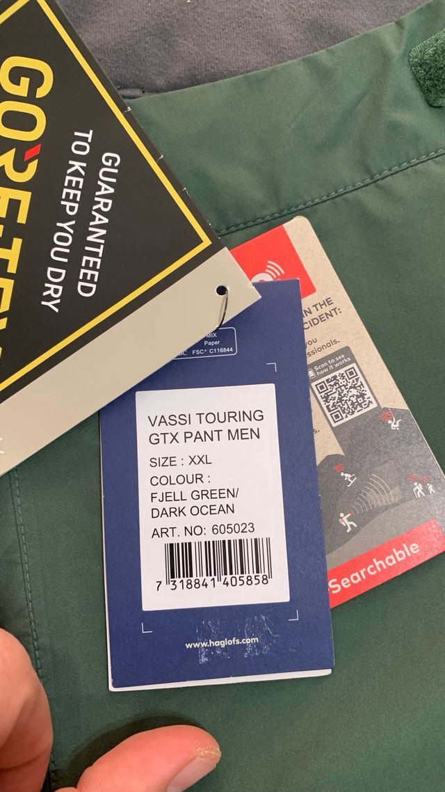 Pantalón Goretex Haglofs XXL