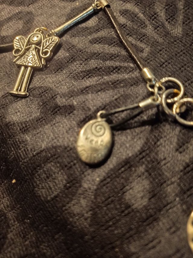 antiguo collar plata keep Smilin'