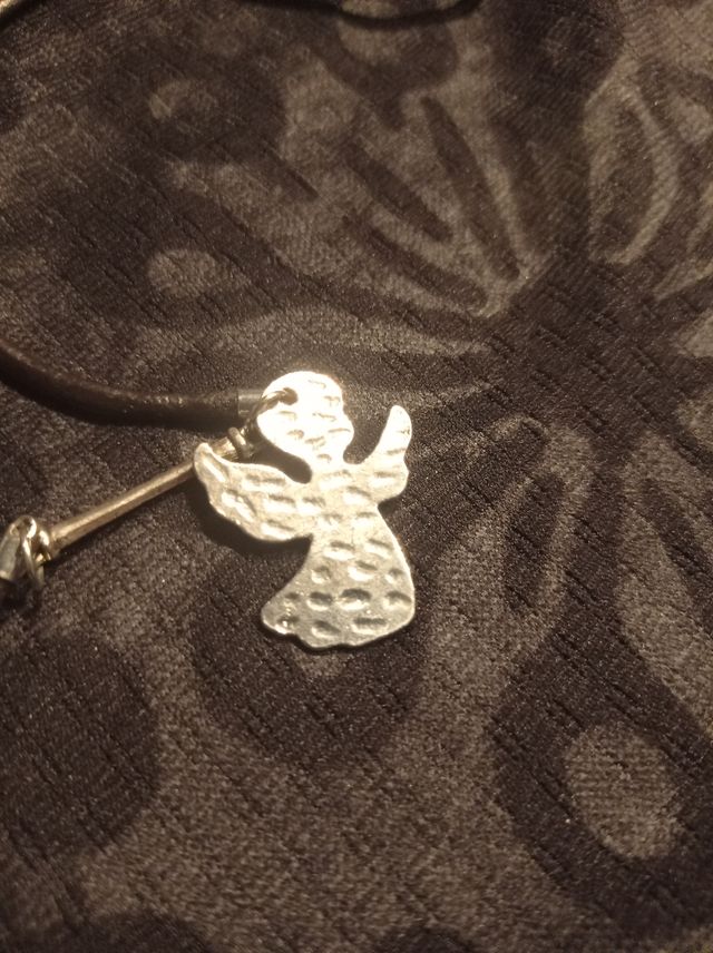 antiguo collar plata keep Smilin'