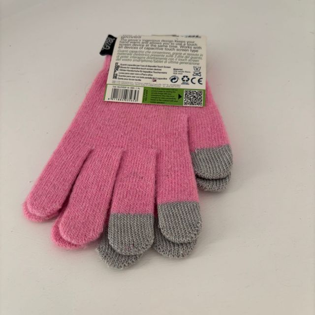 Guanti rosa Touch Screen