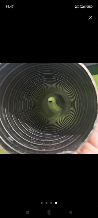 Canna fumaria ad aria compressa DINAFLEX in acciaio inossidabile