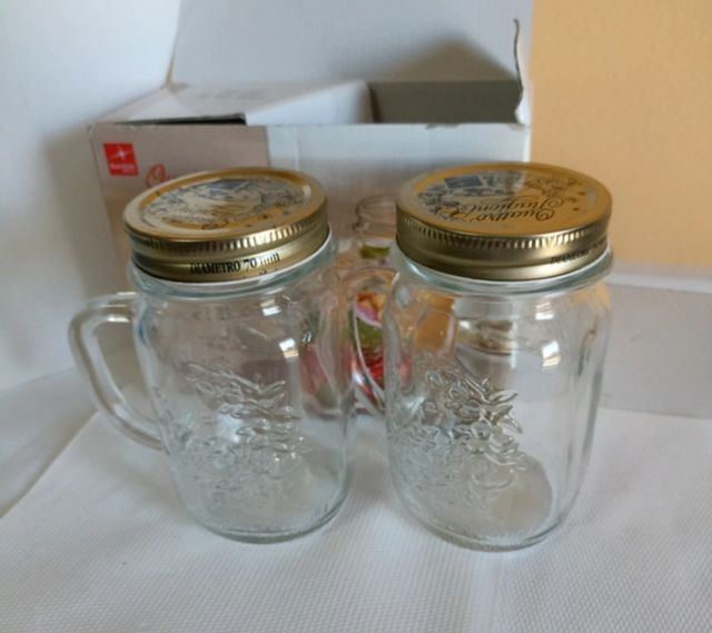 Kit vasi con manico Eat&Drink BORMIOLI 41,5 cl