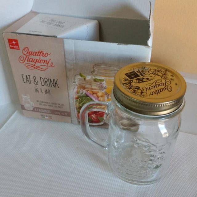 Kit vasi con manico Eat&Drink BORMIOLI 41,5 cl
