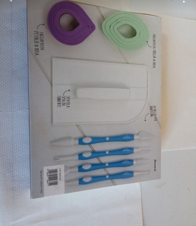 Kit Cake designe 15 pezzi + brochure illustrativa