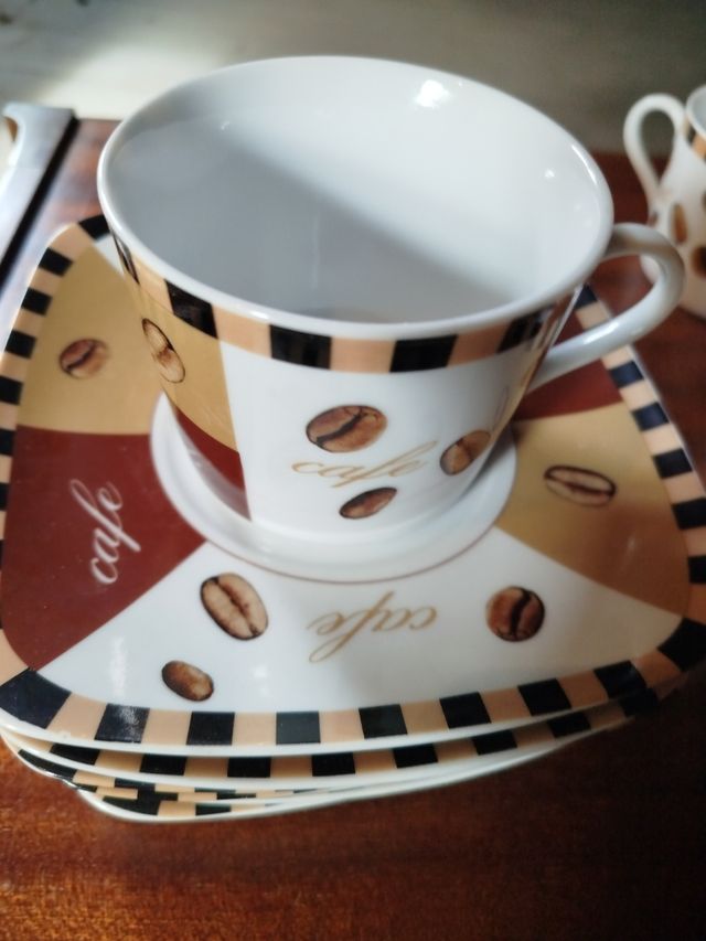 Juego de café porcelana