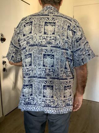 Camicia uomo fantasia mezze maniche