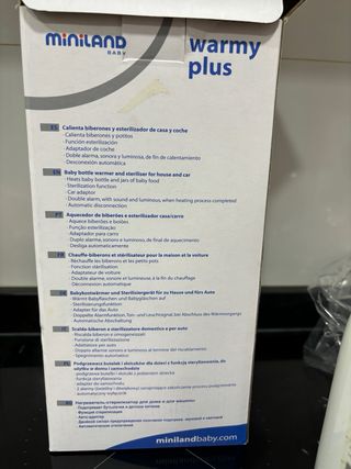 Calienta biberones y esterilizador casa y coche