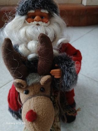 Babbo natale su renna