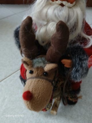 Babbo natale su renna