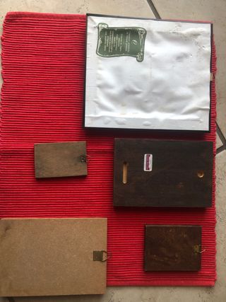 6 quadri con immagini di Madonna Padre Pio e Santi