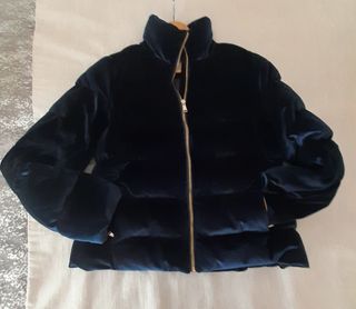Cazadora terciopelo acolchada