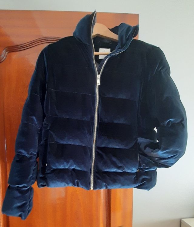 Cazadora terciopelo acolchada