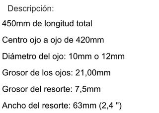 Juego de Amortiguadores de 420mm