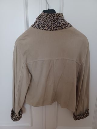 Blazer chaqueta corta ante