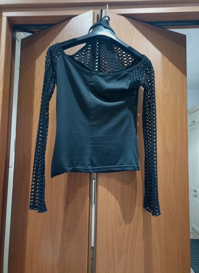 Maglia a rete con girocollo - OUTX