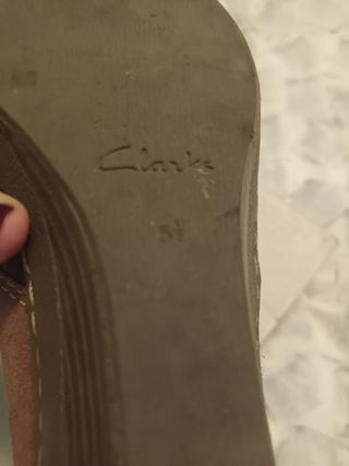 Botines cuña Clarks