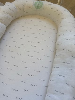 Lote nido cuna petitmarmotte, fundas, toalla manta