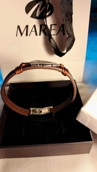 Pulsera de cuero y Plata