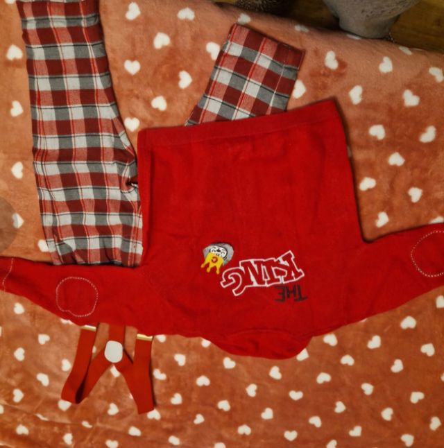 Completo rosso 18 mesi