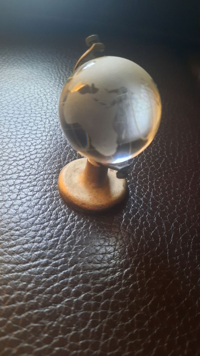 Mappamondo da scrivania vintage anni 70