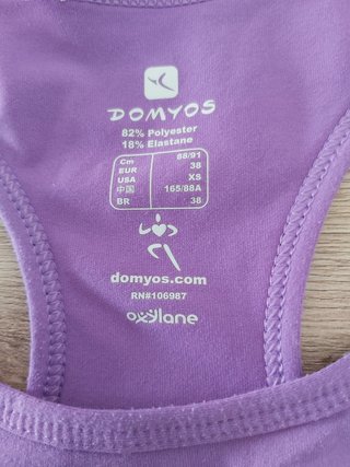 Lote Camiseta Decathlon, falda vaquera
