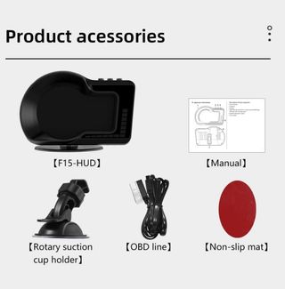 Sistema HUD OBD GPS Mod F15