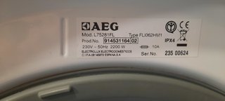 Panel de mando lavadora AEG Lavamat