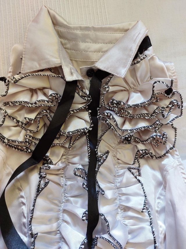 Abito bianco e nero taglia S