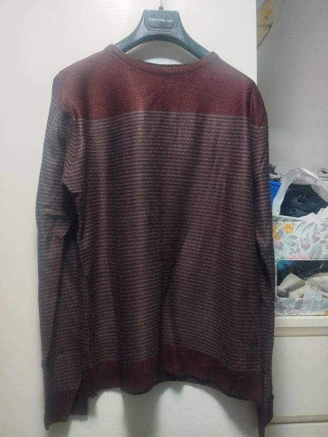 Maglioncino bordò a righe