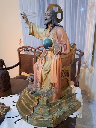 Corazón de Jesús sedente 90 cm