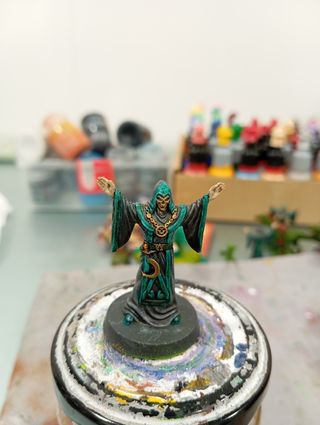 En proceso. pintado de Junglas de Delthrak. Aruri