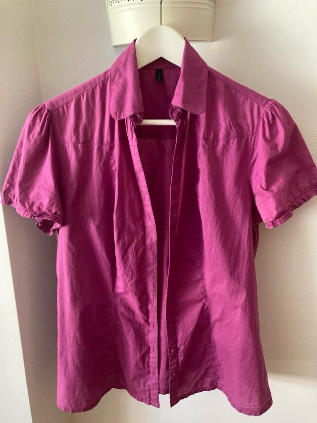Camisa rosa Benetton