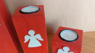 Portacandele natalizi