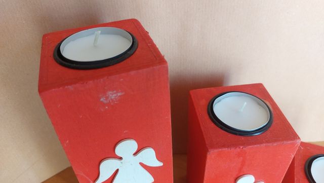 Portacandele natalizi