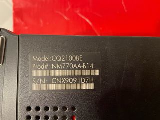 Ordenador Compaq antiguo sin fuente alimentacio