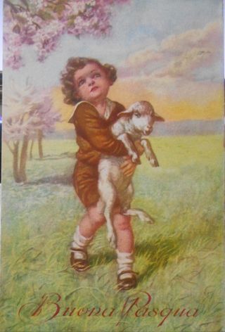 Cartolina augurale Gorizia 1925