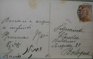 Cartolina augurale Gorizia 1925