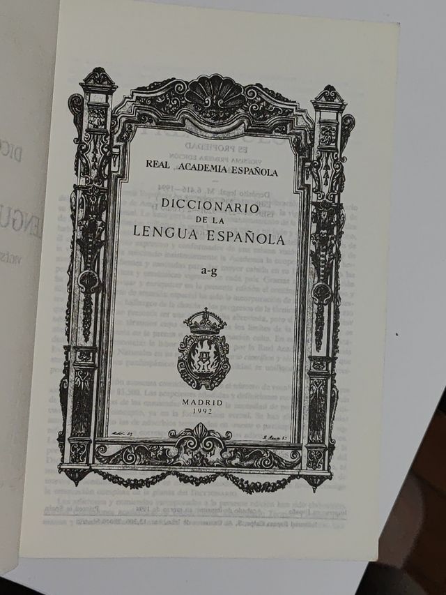 Diccionario de la lengua española