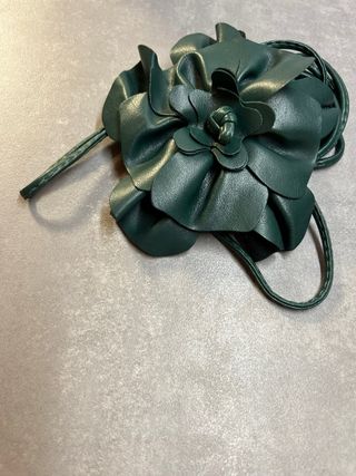 cintura a fiore  verde