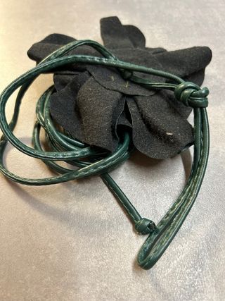 cintura a fiore  verde