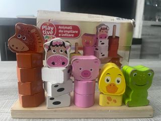 Animales encajables apilables
