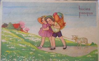 Cartolina augurale Rovigo 1931